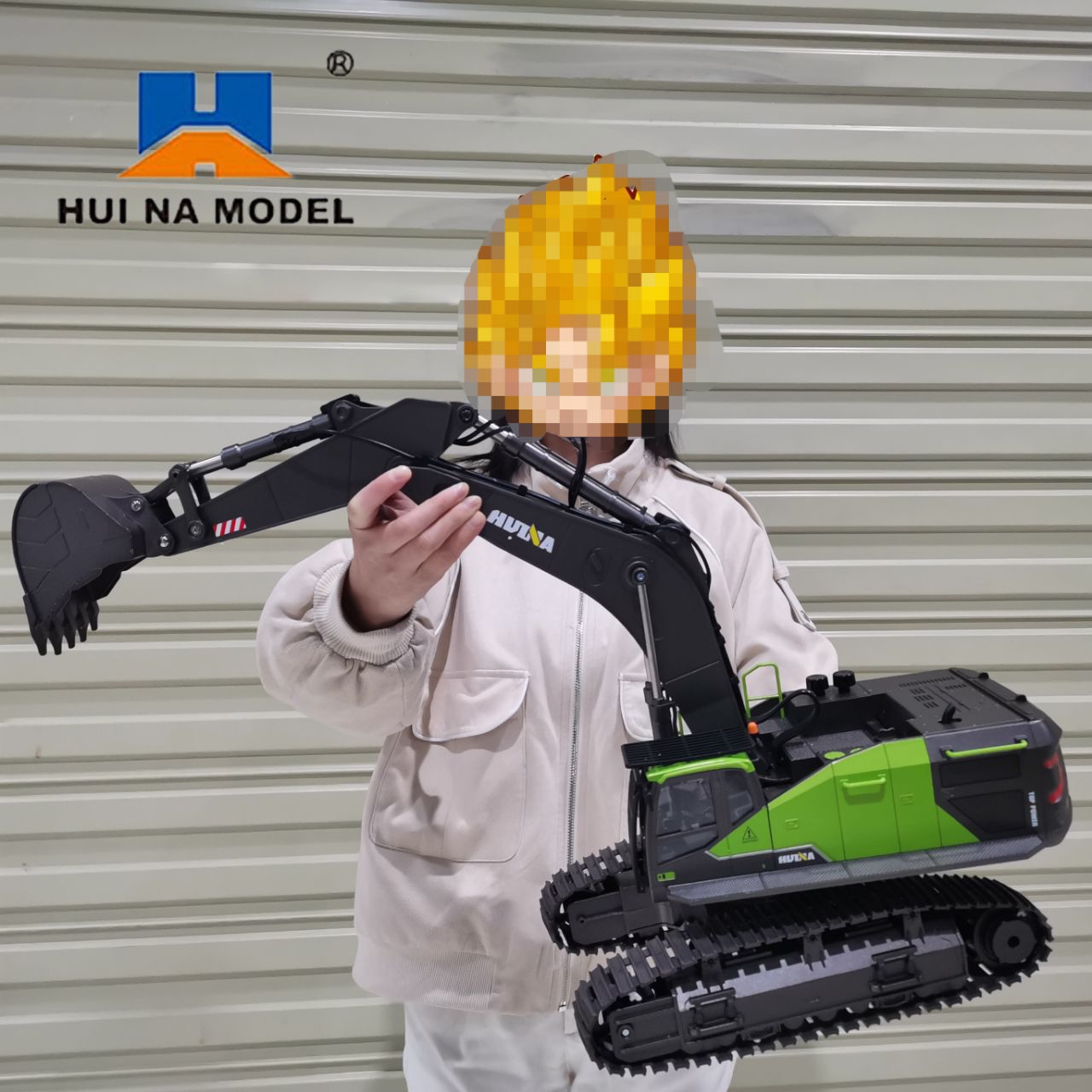 Rc Hobby Grade Truck - 1/14 Huina 1593 Радиоуправляемый экскаватор, грузовик