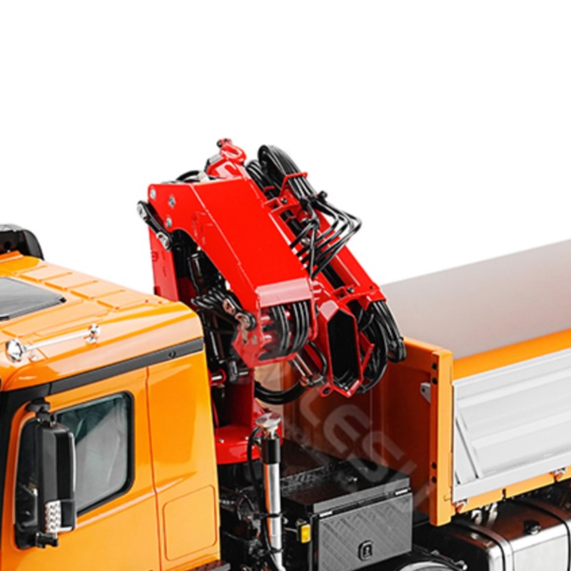 Rc Hobby Models - Радиоуправляемый гидравлический самосвал-кран LESU 8X8, масштаб