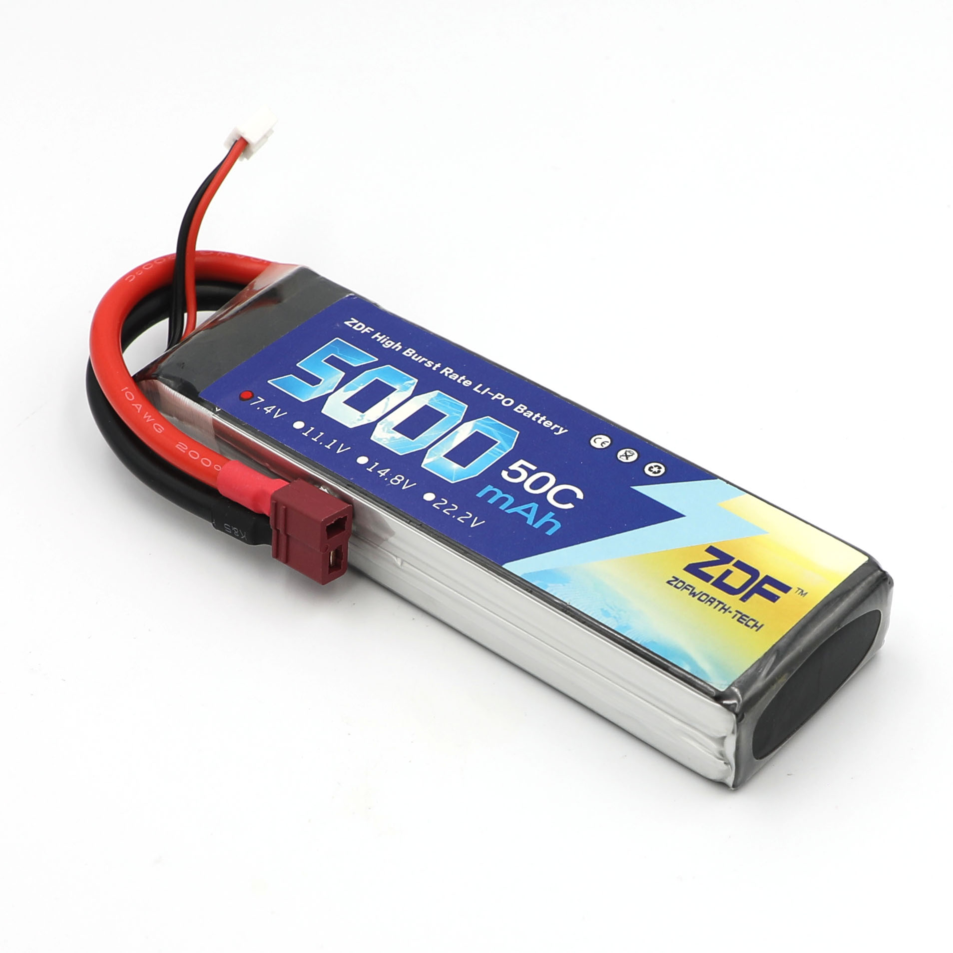 ZDF RC Lipo Батарея 7,4 В 5000 – обзор и цена Rc Remo Hobby
