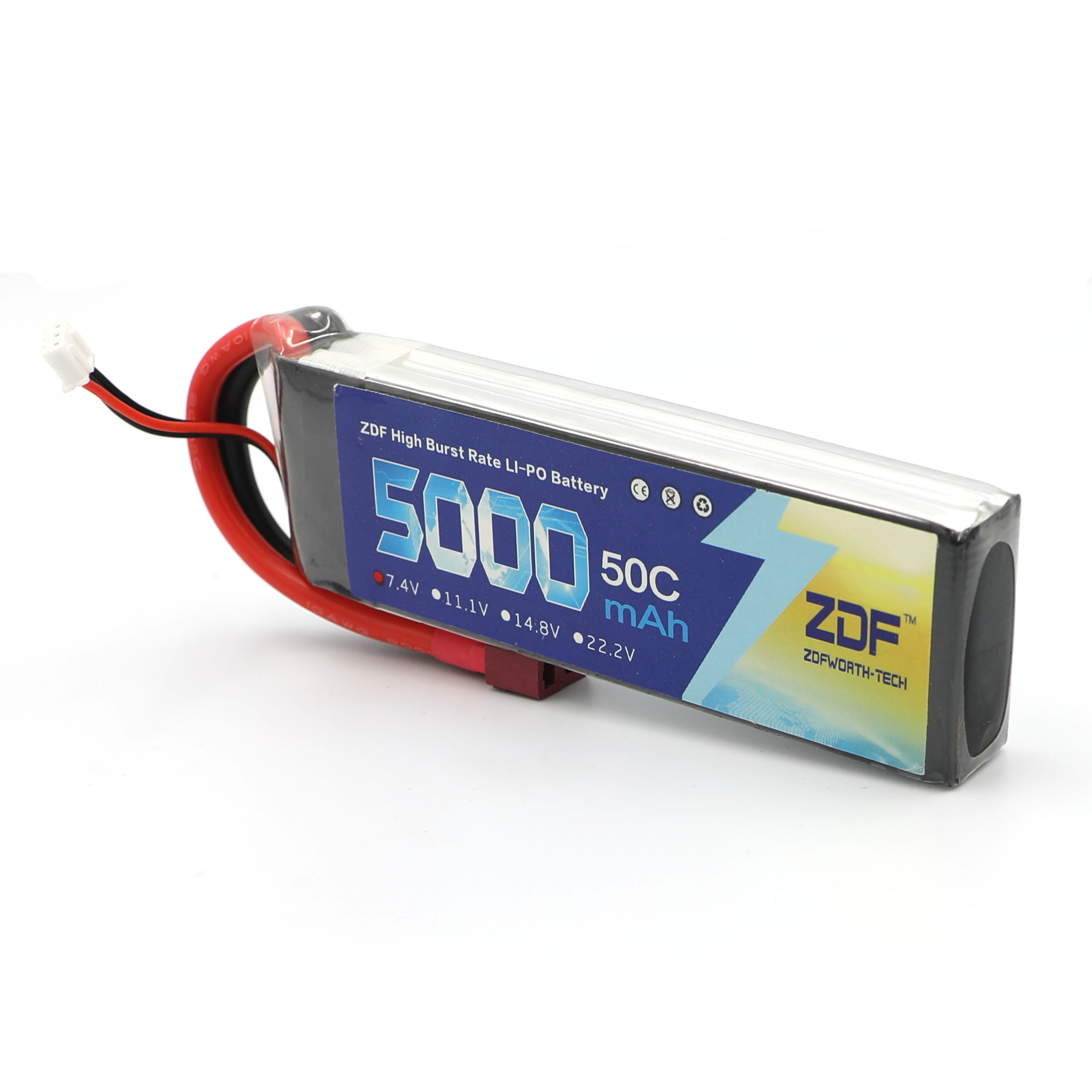 ZDF RC Lipo Батарея 7,4 В 5000 – обзор и цена Rc Remo Hobby