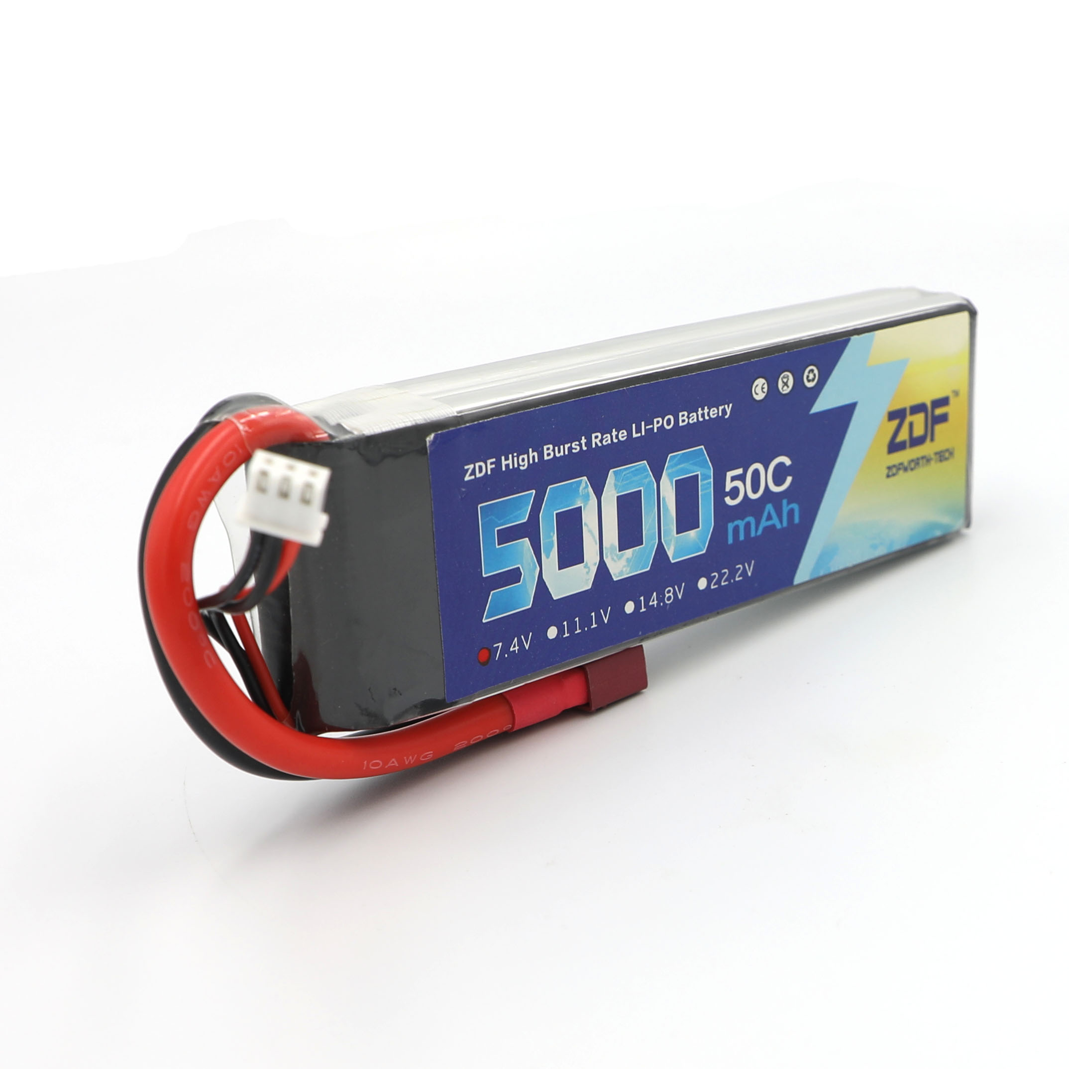 ZDF RC Lipo Батарея 7,4 В 5000 – обзор и цена Rc Remo Hobby